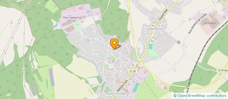 localisation de l'entreprise MA FERMETURE 57 à FOLSCHVILLER