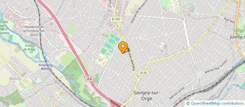 localisation de l'entreprise MA FI à SAVIGNY-SUR-ORGE