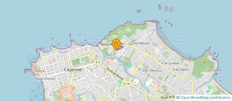 localisation de l'entreprise MA FILLE ET MOI  CAYENNE