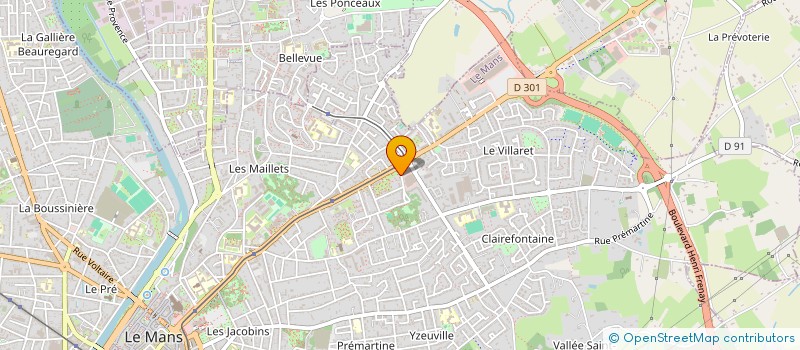 localisation de l'entreprise MA FOULEE POUR L'ESPOIR à LE MANS
