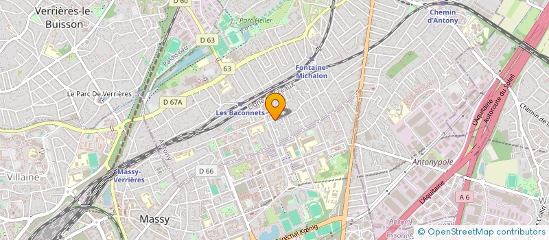 localisation de l'entreprise MA FRAISE à ANTONY