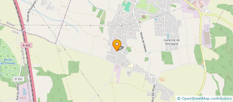 localisation de l'entreprise MA FRANCE A MOI  VILLETTE-D'ANTHON