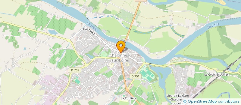 localisation de l'entreprise MA FROMAGERIE CHALONNAISE  CHALONNES-SUR-LOIRE