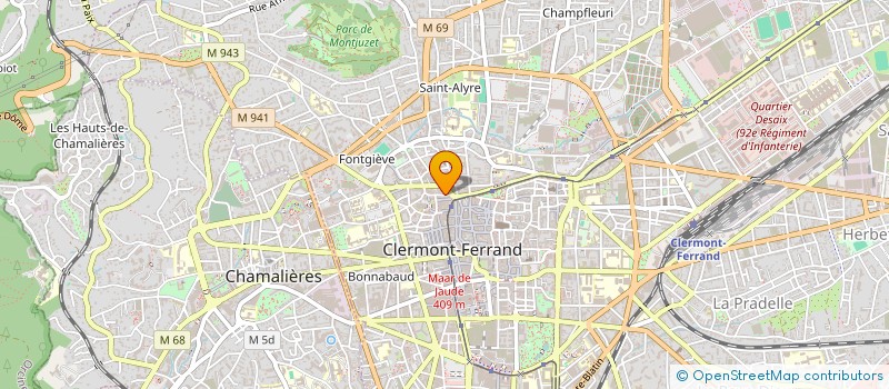 localisation de l'entreprise MA GALERIE MA MUSE  CLERMONT-FERRAND