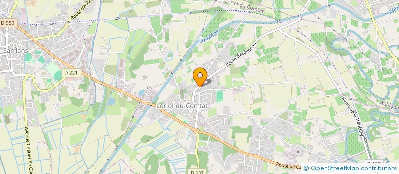 localisation de l'entreprise MA GATASSOUNE  LORIOL-DU-COMTAT