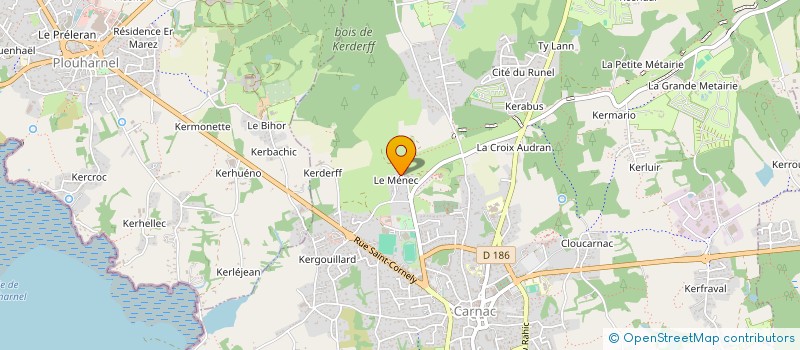 localisation de l'entreprise MA GATE  CARNAC