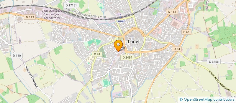 localisation de l'entreprise MA GOUVERNANTE  LUNEL