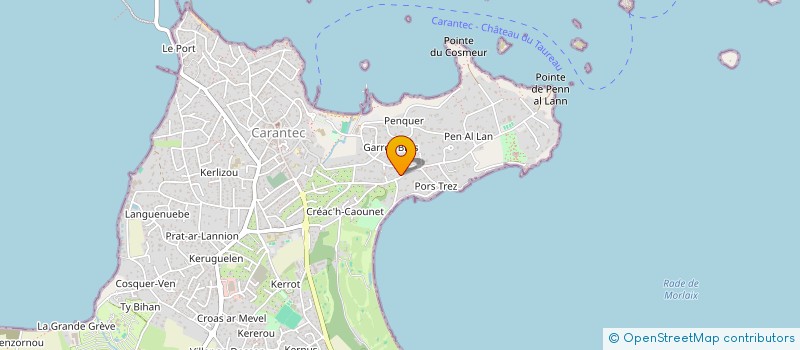 localisation de l'entreprise MA GWENN MOR  CARANTEC