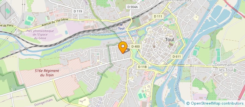 localisation de l'entreprise MA HARMENT  TOUL