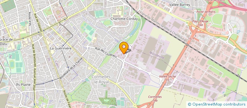 localisation de l'entreprise MA.HE.VA AFFRETEMENT à CORMELLES-LE-ROYAL