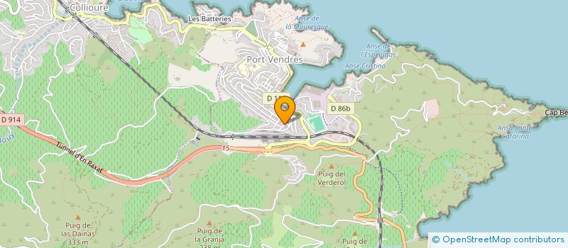 localisation de l'entreprise MA.I  PORT-VENDRES