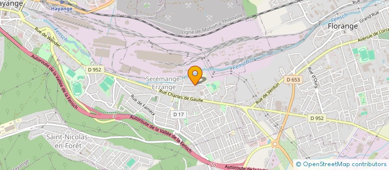 localisation de l'entreprise MA.IMMO à SEREMANGE-ERZANGE