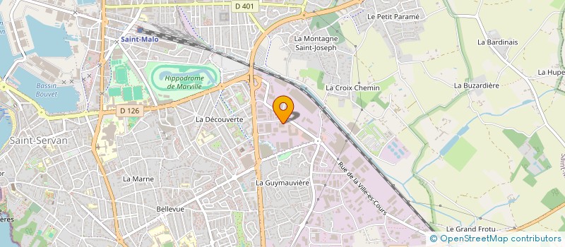 localisation de l'entreprise MA IMMOBILIER  SAINT-MALO