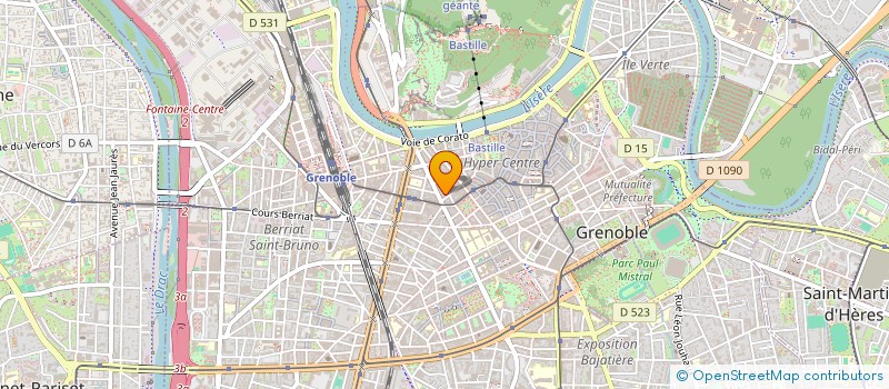 localisation de l'entreprise MA.INTERIEURS CREATIFS à GRENOBLE