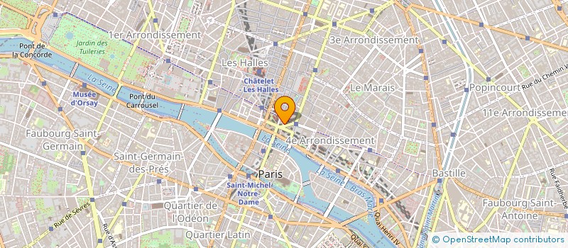 localisation de l'entreprise MA INVEST à PARIS