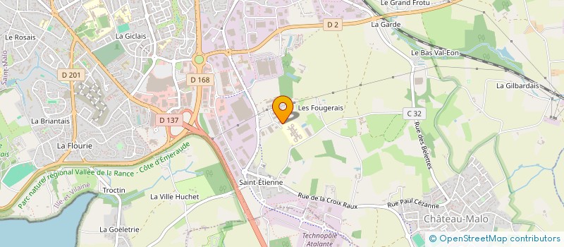 localisation de l'entreprise MA INVESTISSEMENTS  SAINT-MALO