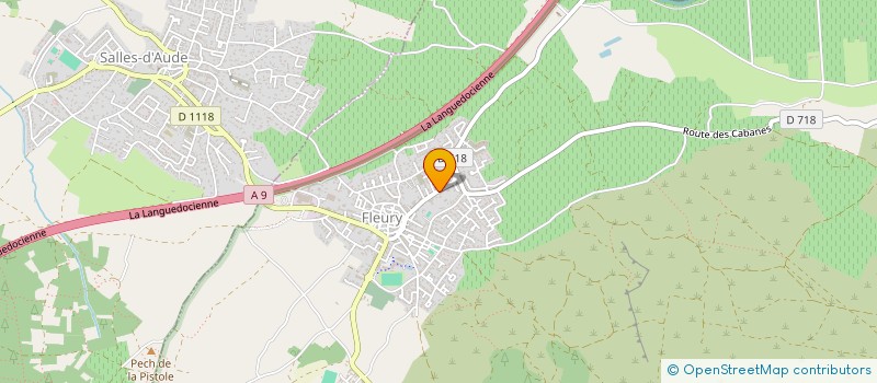 localisation de l'entreprise MA-JO-RI  FLEURY