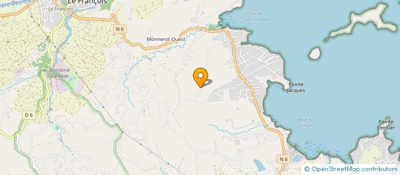 localisation de l'entreprise MA JOLIE CHEVELURE MARTINIQUE à LE FRANCOIS