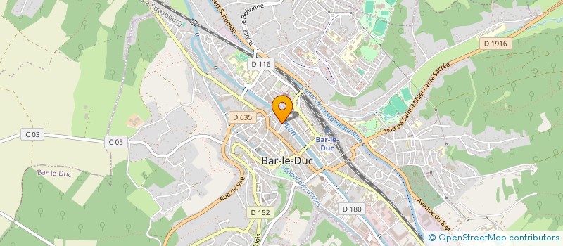 localisation de l'entreprise MA JOLIE CREMERIE S.A.S à BAR-LE-DUC