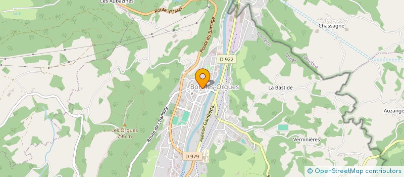 localisation de l'entreprise MA & JU  BORT-LES-ORGUES