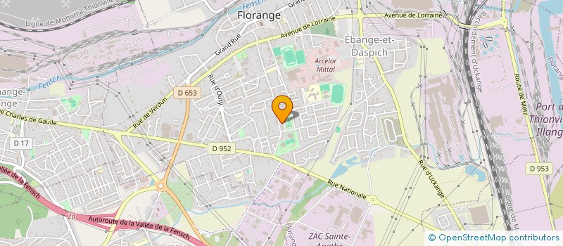 localisation de l'entreprise MA'KINH  FLORANGE