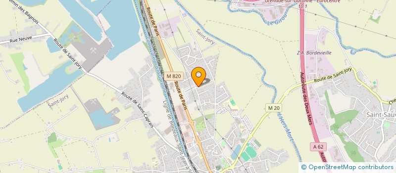 localisation de l'entreprise MA LAVERIE  SAINT-JORY