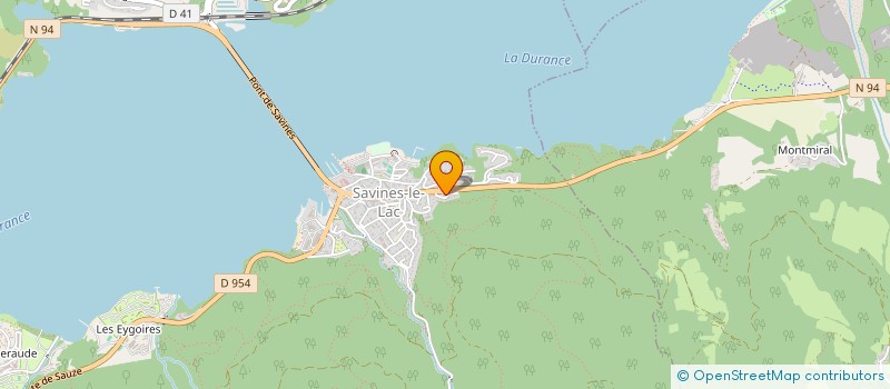 localisation de l'entreprise MA LAVERIE  SAVINES-LE-LAC