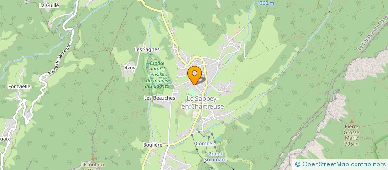 localisation de l'entreprise MA & LES DALTONS  LE SAPPEY-EN-CHARTREUSE