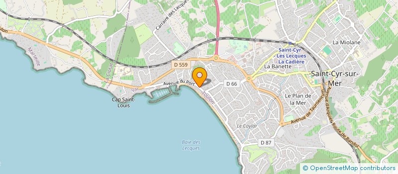 localisation de l'entreprise MA LETY à SAINT-CYR-SUR-MER