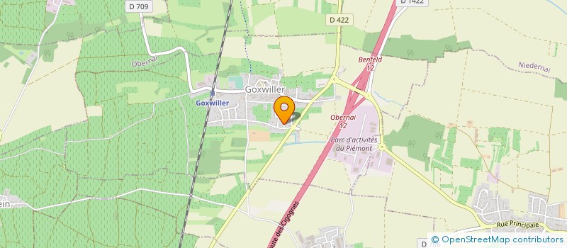 localisation de l'entreprise MA.LI.COM.  BERNARDSWILLER