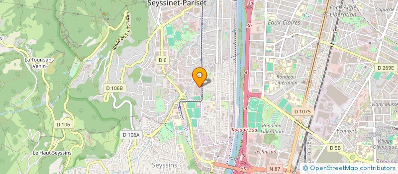 localisation de l'entreprise MA&LINE à SEYSSINS