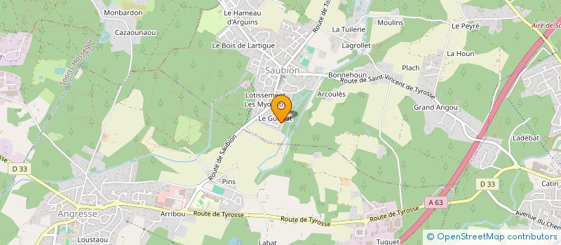 localisation de l'entreprise MA LLPV  SAUBION