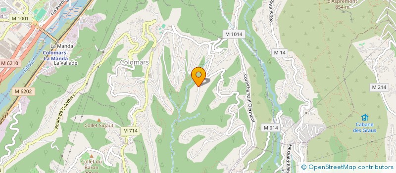 localisation de l'entreprise MA.LO  COLOMARS