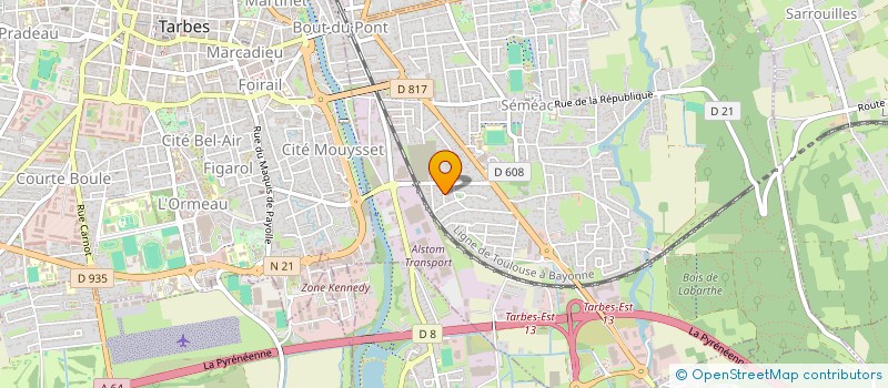 localisation de l'entreprise MA LOCATION  SEMEAC