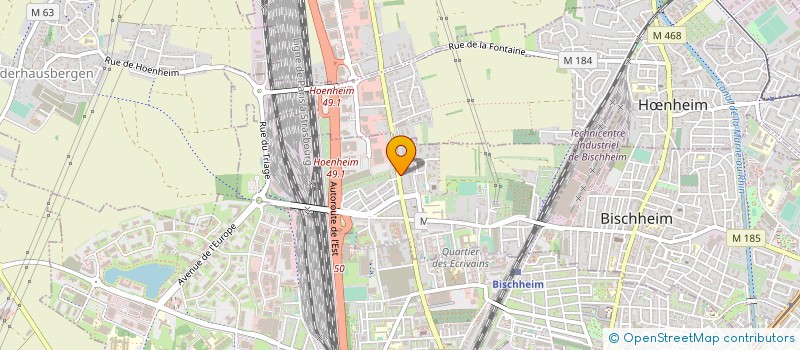 localisation de l'entreprise MA LOCATION AUTO  HNHEIM