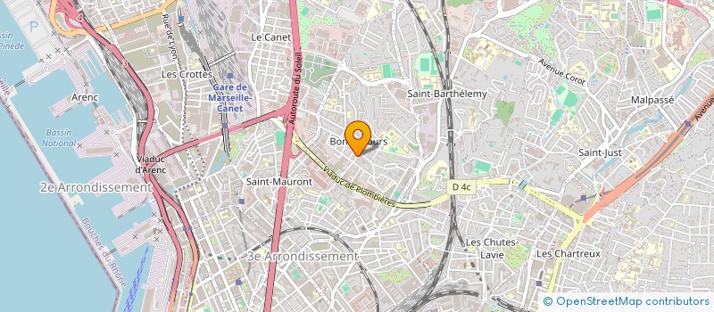 localisation de l'entreprise MA LOGISTIC à MARSEILLE