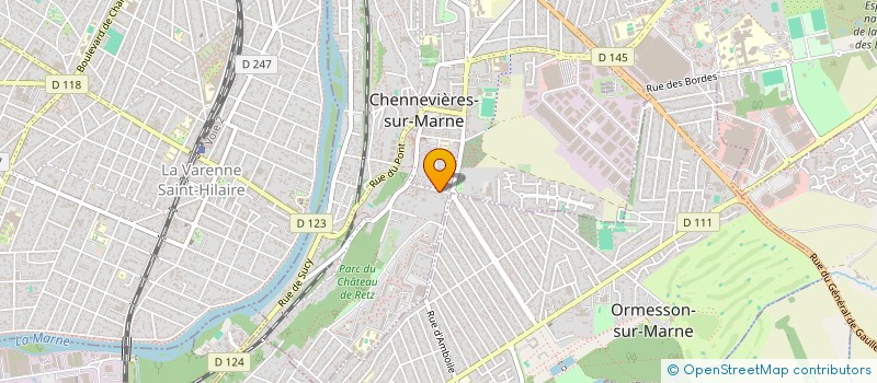 localisation de l'entreprise MA LONGUE BERGE DE CHINE  CHENNEVIERES-SUR-MARNE