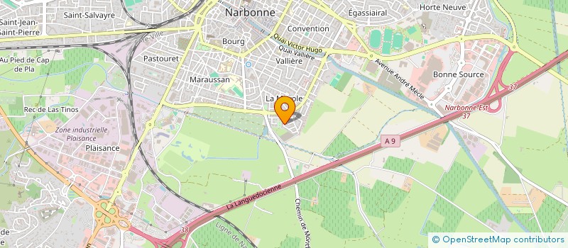localisation de l'entreprise MA-LOU  NARBONNE