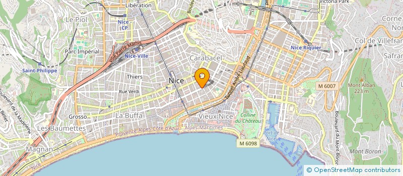 localisation de l'entreprise MA LUNA  NICE