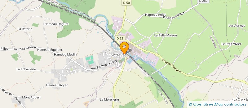 localisation de l'entreprise MA M'AISON DES SOTT'ISES  SOTTEVAST