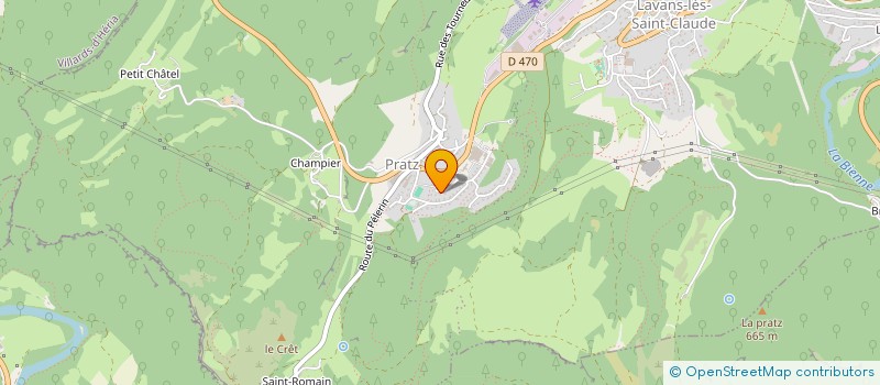 localisation de l'entreprise MA MAISON  LAVANS-LES-SAINT-CLAUDE