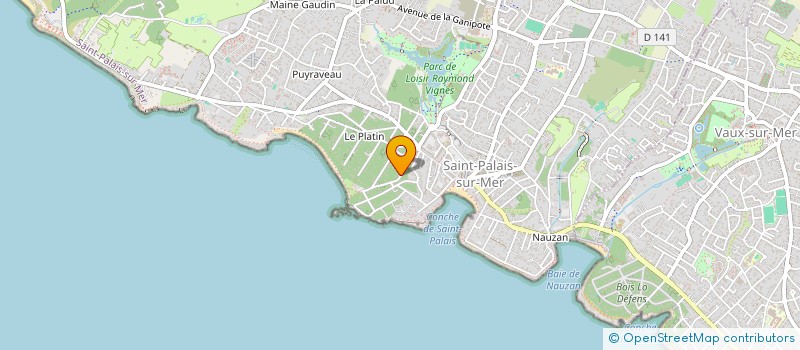 localisation de l'entreprise MA MAISON DE MER  SAINT-PALAIS-SUR-MER