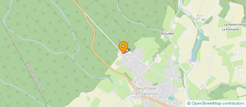 localisation de l'entreprise MA MAISON HOTE  NEUFCHATEL-EN-SAOSNOIS