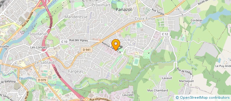 localisation de l'entreprise MA MAISON'NETTE à PANAZOL