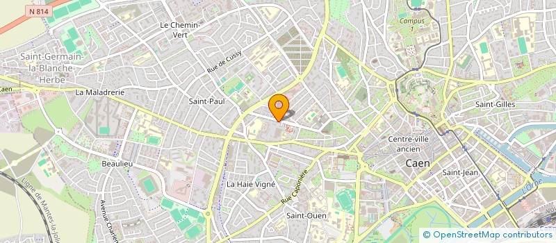 localisation de l'entreprise MA MAISON SAS à CAEN