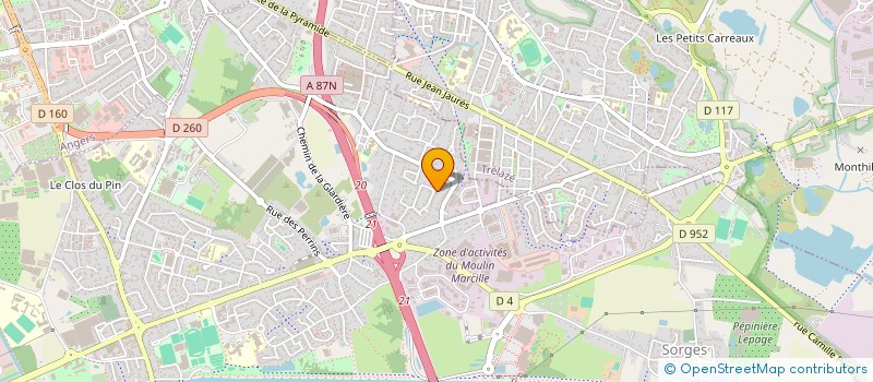 localisation de l'entreprise MA MAM & MOI  LES PONTS-DE-CE