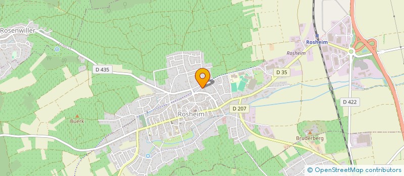 localisation de l'entreprise MA.ME  ROSHEIM