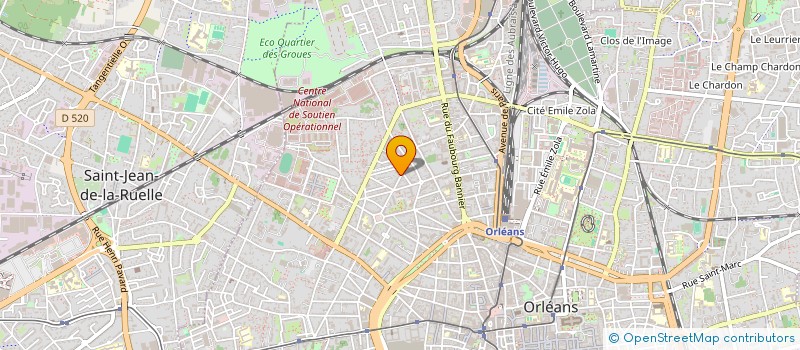 localisation de l'entreprise MA MENUISERIE ARTISANALE à ORLEANS