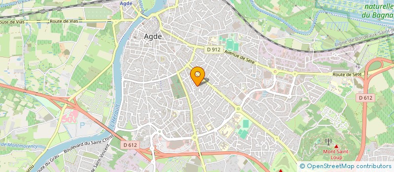 localisation de l'entreprise MA MERLET CONSEILS ET SERVICES  AGDE