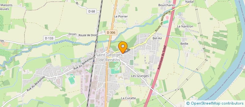 localisation de l'entreprise MA MI DEVELOPPEMENT  SAINT-GEORGES-DE-RENEINS